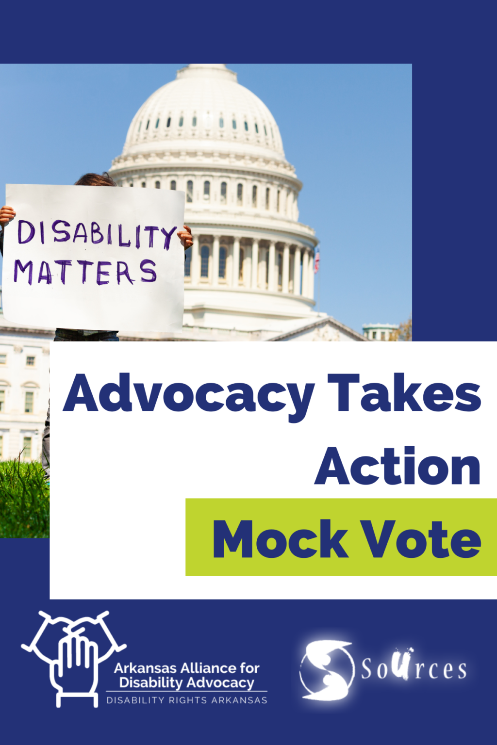 Advocacy Takes Action Mock Vote - Disability Rights Arkansas